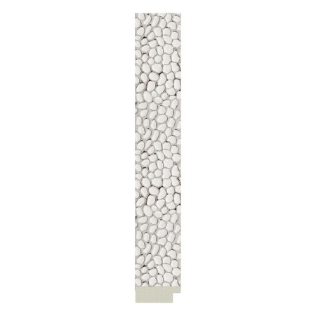 Mirror in the baguette frame, white minting 46 mm, 68.2x68.2 cm-2