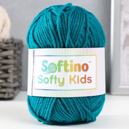 Yarn 100% acrylic "Softy Kids" 90m ± 5m 50 g Color 19 azure