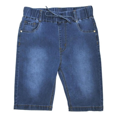 Denim breeches for boys, height 164 cm, blue color