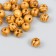 Beads for creativity, wood in the jar "Galls with natural gaps" set 22-24 pcs d = 1 cm