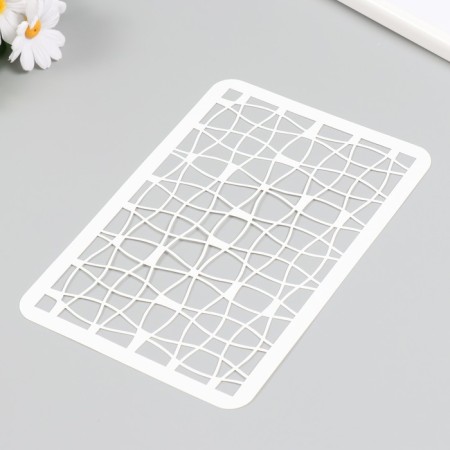 Plastic stencil "Geometry" 16x24 cm-1