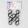 Metal carbine, double, 40 × 18 mm, 5 pcs, black nickel color