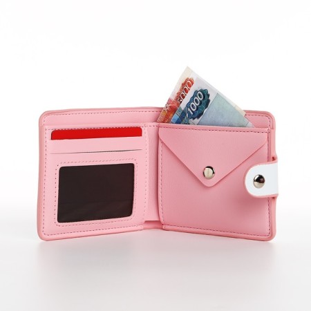 Wallet on the button, the color is white-4