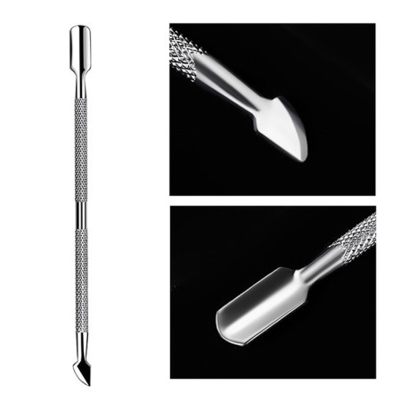 Chaber bilateral, concave blade, hatchet, 12.6 cm, silver color-1