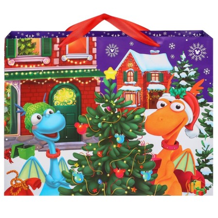 Gift package "New Year" 40x31x11.5 cm, Mickey Mouse and Dragon-4