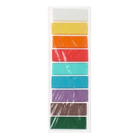 Set of plastic - polymer clay, Lapsi Natural, 9 colors of 20 g-1