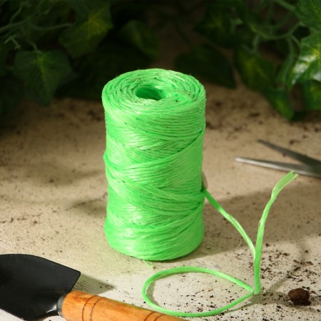 Shpagat for garter plants, 100 m, 1000 text, polypropylene, green, Greengo-1