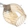 Galina chandelier 5x60W E27 white/gold 54x54x24cm