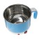 Electric kettle Luazon LSK-1815, plastic, Metal flask, 1.7 l, 400 watts, Blue