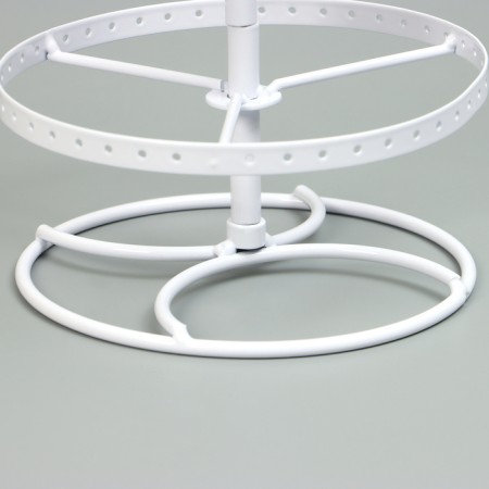 Steering stand "Turnip", 4 tiers, metal, 15 × 15 × 35cm, white color-6