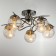 Snanny chandelier 5he27 40W silver 60x60x28 cm Bayerlux