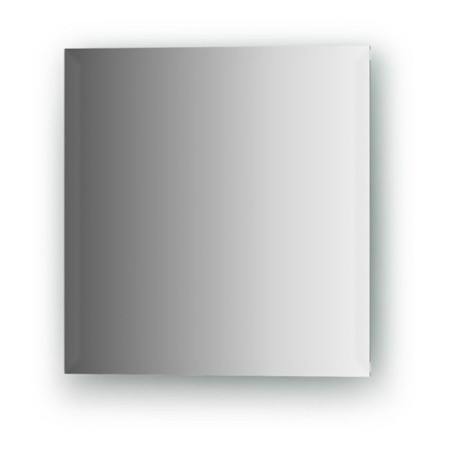 Mirror tiles with fake 15 mm, square 30 x 30 cm, silver EvoForm