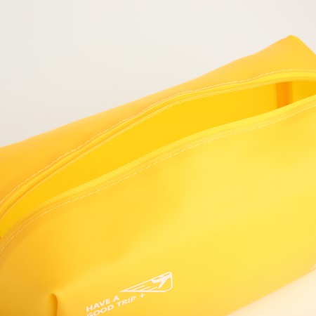 Lightning cosmetic bag, yellow color-2