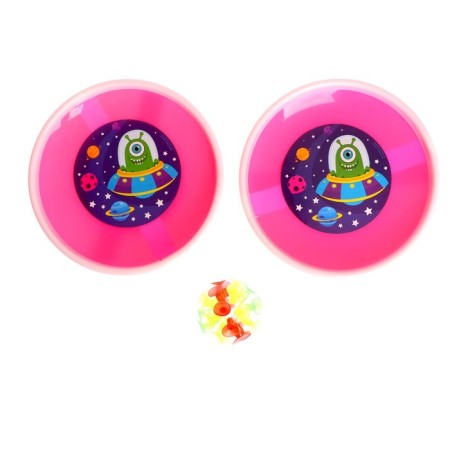Velcro game "Montrustrik", 2 plates, ball, color mix-3