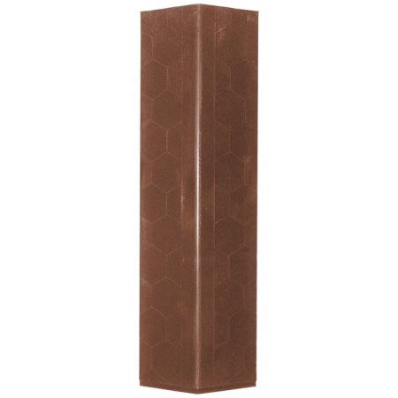 PPK parapet for a fence span of 0.5 brick, 50 × 13 × 1.5 cm, brown, “flexible tile”-3