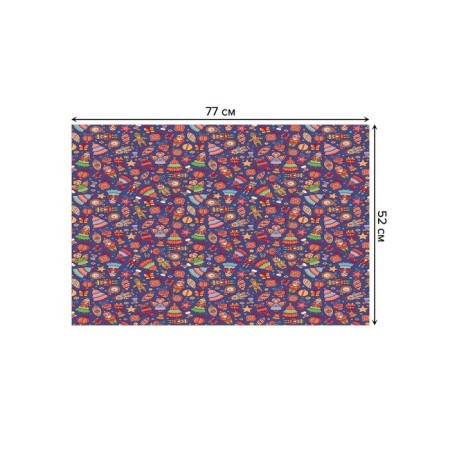 Retro toy rit for the bathroom, anti -slip, size 52x77 cm-1