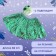 Carnival set "Winter Dragon", green color: wings, skirt and rim