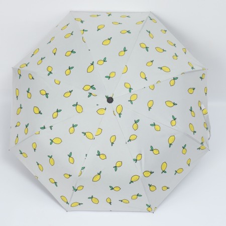 Automatic umbrella "Summer Fruit", windproof, 3 additions, 8 spokes, r = 48 cm, color mix-21