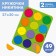 Circles of Nikitin "circles" of fractions, level 2, 12 pcs