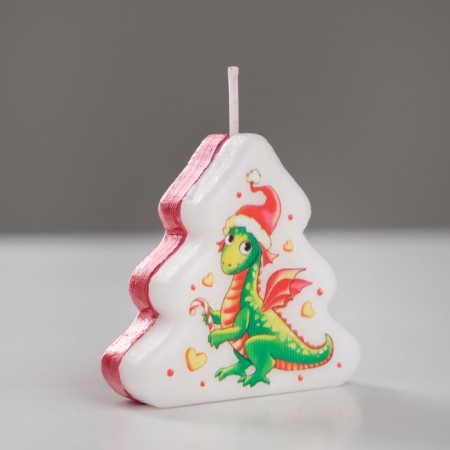 Candle "Dragosh. Elka", 9.5x11 cm-4