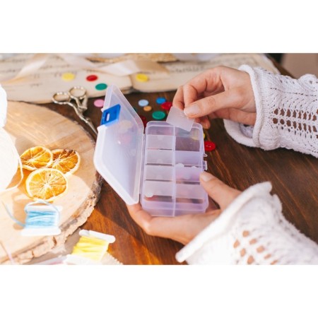 Organizer for decor, with removable cells, with a suspension, 10 departments, 13 × 6.6 × 2.2 cm-4