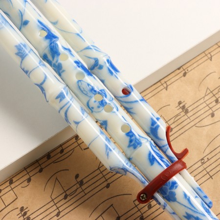 Flute Music Life, Hulushi, Tonality C, ivory color, 42 x 8.7 x 5 cm-1
