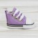 Doll sneakers, sole length 5 cm, purple color