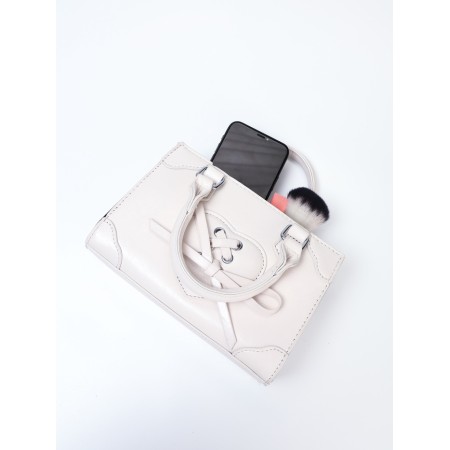Female bag, 20*8*14, lightning departure, belt lengths, white-9
