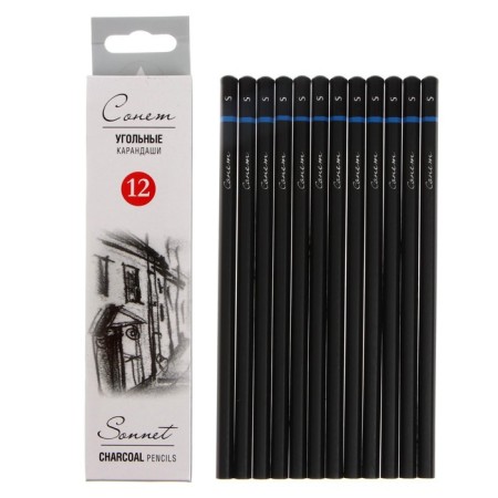 Coal pencil, ZHK "Sonnet", Soft Soft (S), 1281337