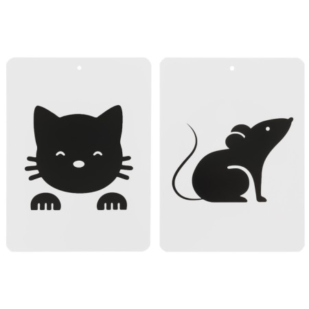 Developing set according to the method of G. Doman: developing cards and rattles, crumb I-1