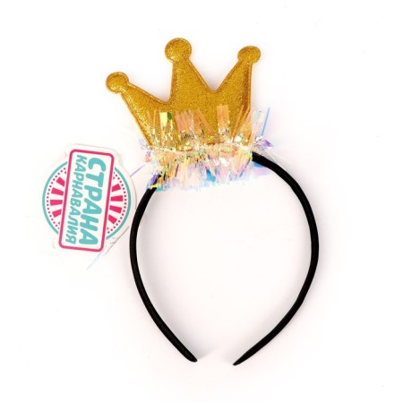 Carnival rim "crown", gold color-1