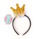 Carnival rim "crown", gold color