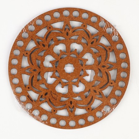 Donyshko for knitting Carved "Mandala", circle 15 cm, HDF 3 mm-2