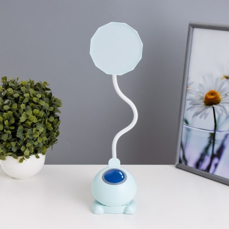 Robot table lamp LED 5W USB AKB Lazurny 11.8x7.8x31 cm Risalux-5