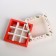 Box for 9 sweets with cells “Make a desire” 14.5 x 14.5 x 3.5 cm, New Year
