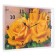 Carty clock is wall-mounted, interior "roses", silent, 25 x 35 cm