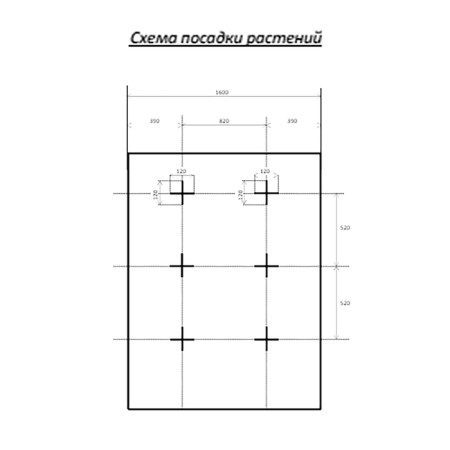 Mulching material, with perforation, 10 × 1.6 m, density 60 g/m², with UV stabilizer, black-1