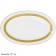 Oval dish Lenardi Annabelle, length 35.5 cm