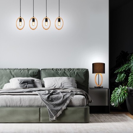 Table lamp 1x40W E27, size 22x22x42.5 cm-5