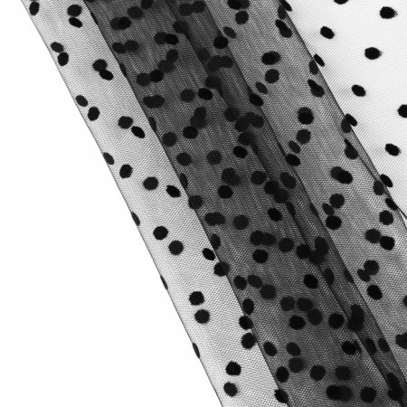 Glass with Flocus "Peas", 150 cm, 1 ± 0.2 m, black color-2