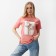 Women's T -shirt, salmon color, size 44