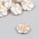Button plastic for creativity "flower flower" 2.3x2.3x1 cm