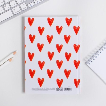 Diary in a solid cover A5, 80 sheets "Follow your heart"-4