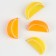 Figure for crafts and decor “Slopes Orange, Lemon”, set 4 pcs., Size 1 pc. - 5 × 2.3 × 3 cm
