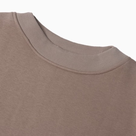 Feminine sweatshirt, brown color, size l (46-48)-3