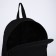 Backpack school textile "anime", 38x14x27 cm, black color
