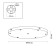 Ceiling base Odeon Light. Base, 25x350 mm, black matte color