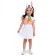 Carnival costume "Bunny White", plush, pelerin, skirt, headgear, height 122-128 cm