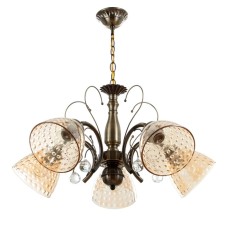 Tsinnia chandelier 5x40W E27 bronze 59x59x92 (52) cm