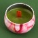 Aromatic candle from bee wax "Beauty", Flower aroma, 6 x 6 x 4 cm.